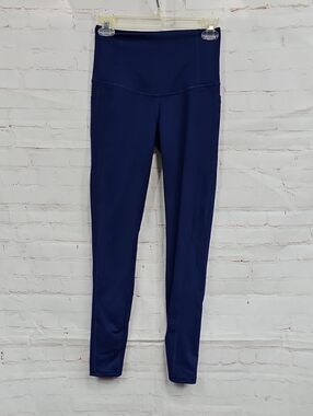 High-Waist Navy Performance Leggings